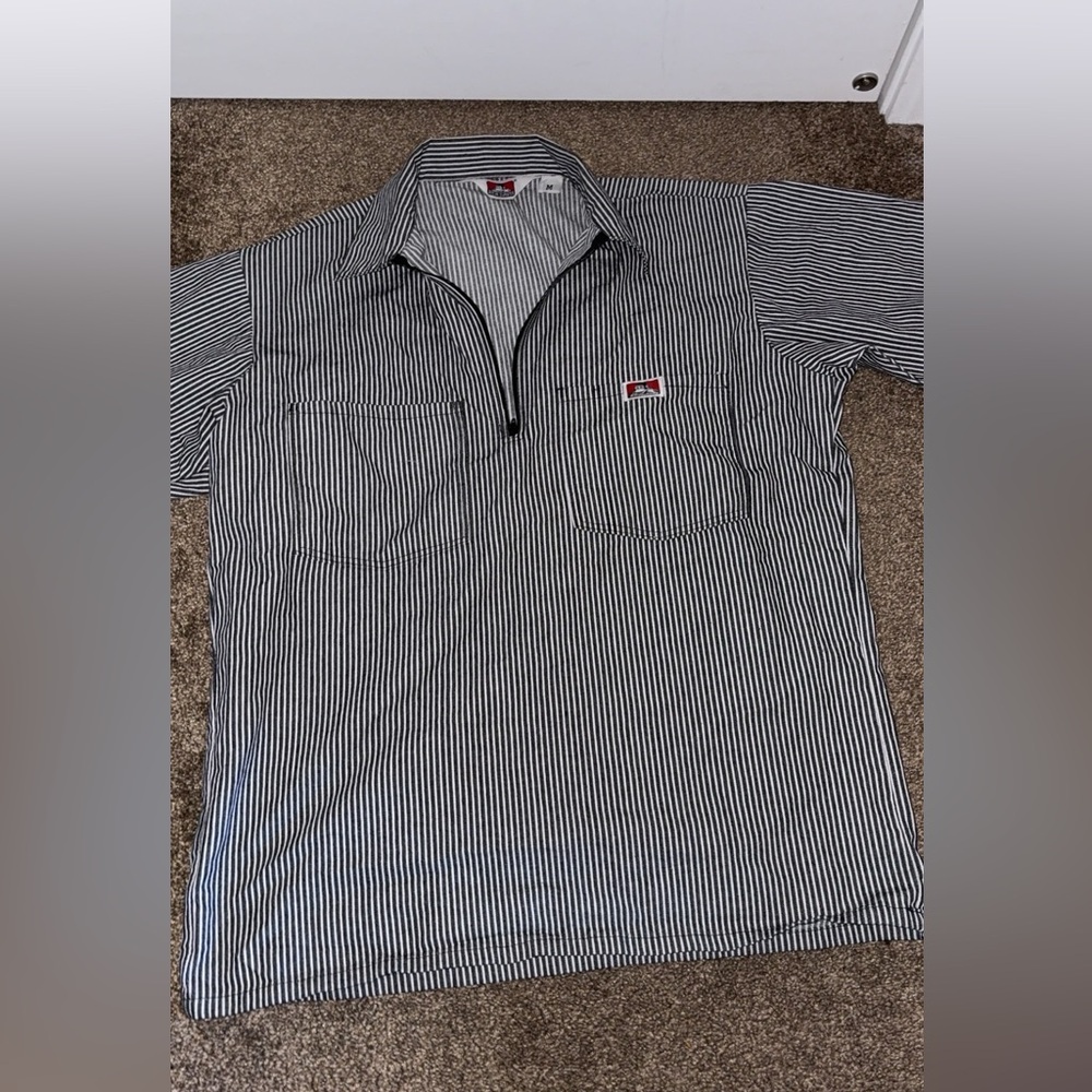 Men's Striped Black and white Ben Davis shirt